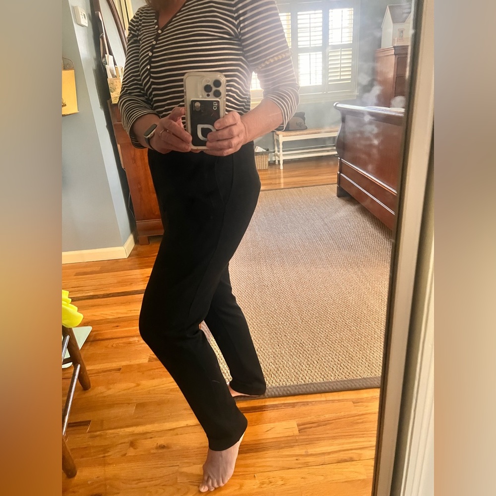 Eileen Fisher black stretch pointe pant